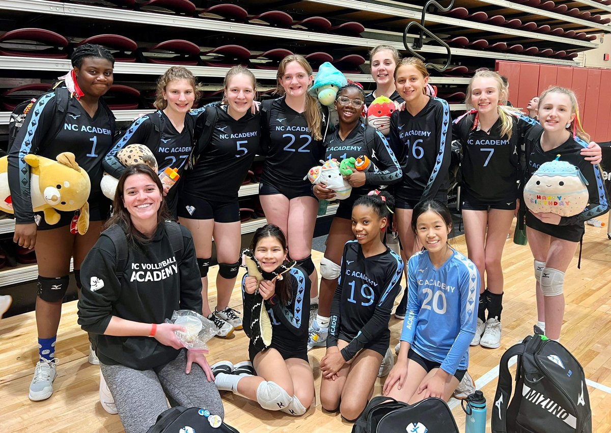 NCAcademyVB's tweet photo. #Academy12Crystal went 3-0 on day one without losing a single set. They are headed for gold on day two of the Washington Birthday Bash in Rocky Mt. tomorrow. Good luck ladies! #wearencacademy #ncacademyfamily https://t.co/zzQZHsTRB9
