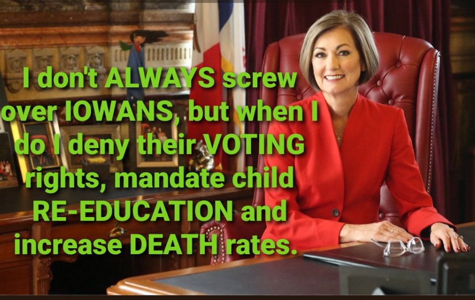 Ghanima771's tweet photo. @IAGovernor Thanks for your efforts to attract the kind of medical professionals that need malpractice caps. I'm sure that'll  bring in the cream of the crop. https://t.co/cOt2zUhuNy