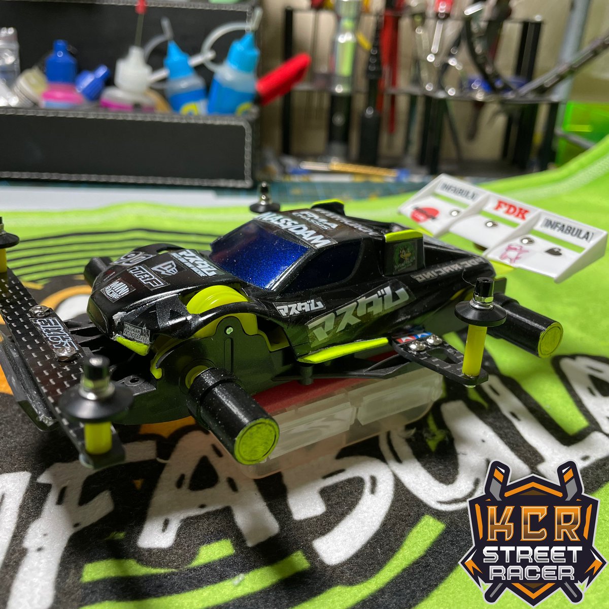 krauscustomrac1's tweet photo. My new street/comical #tamiya #tamiyaitalia #mini4wd #ミニ四駆  #ストリートミニ四駆 #tamiya_mini4wd https://t.co/TihQrl9a5y