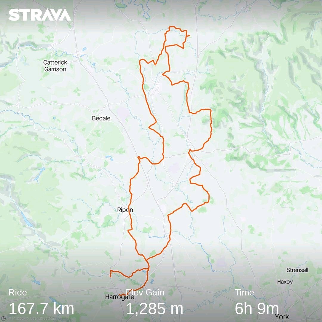 Well at least I got some positivity out of today. #lufc letting us down badly so a head clearing day on the bike was at least some good news coming out of it all!! strava.app.link/qIQnnWvKwxb