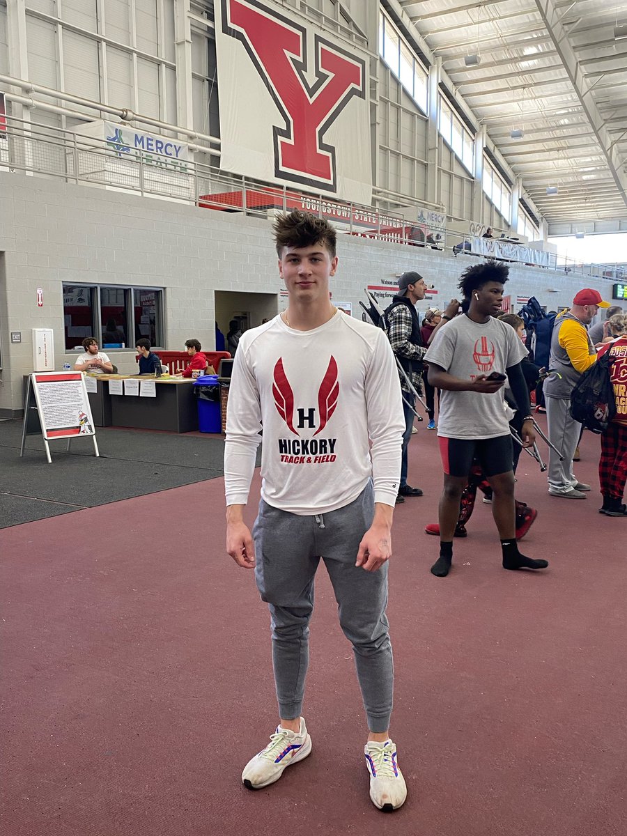 Hickory High School Track & Field on Twitter "Luca took second in the