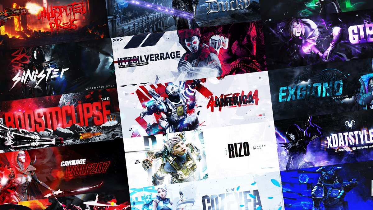 sxmxntharose's tweet image. ✨ Banner Giveaway ✨

Each action is 1 entry ⬇️
☆ Like + Follow @sxmxntharose
☆ Comment a color and character
☆ Retweet this post

Winner will be randomly selected and ANNOUNCED TUESDAY! 

#apexlegends #CallofDuty #twitch #overwatch #valorant #graphicdesign
