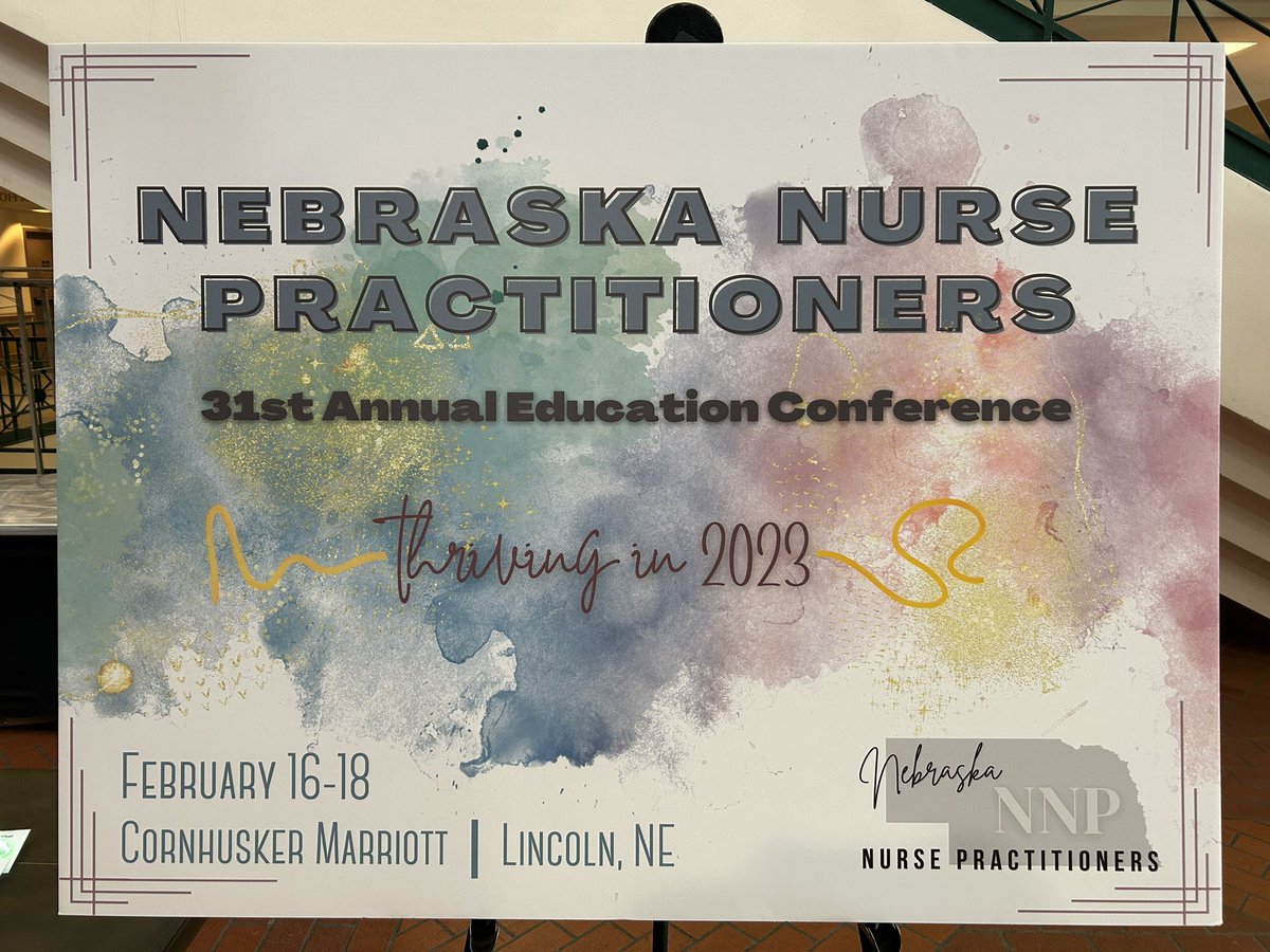 nebraska_np's tweet photo. That’s a wrap! The 31st Annual NNP conference ended this afternoon. Thank you to all who attended in-person and online! All sessions are available to view and get CE credit for until March 18. #NNPLeads https://t.co/8zJ6j9UiU2