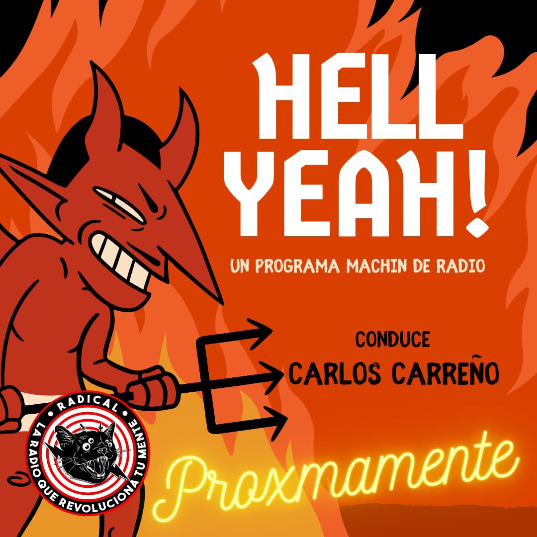OnlineRadical's tweet photo. Denso! Pesado! Fuerte! Rápido!… muy pronto volverán a escuchar el rock como debe ser! Es #HELLYEAH, conducido por #CarlosCarreño… próximamente!! 🔥😎🎸 https://t.co/1ZTe4zPNTl