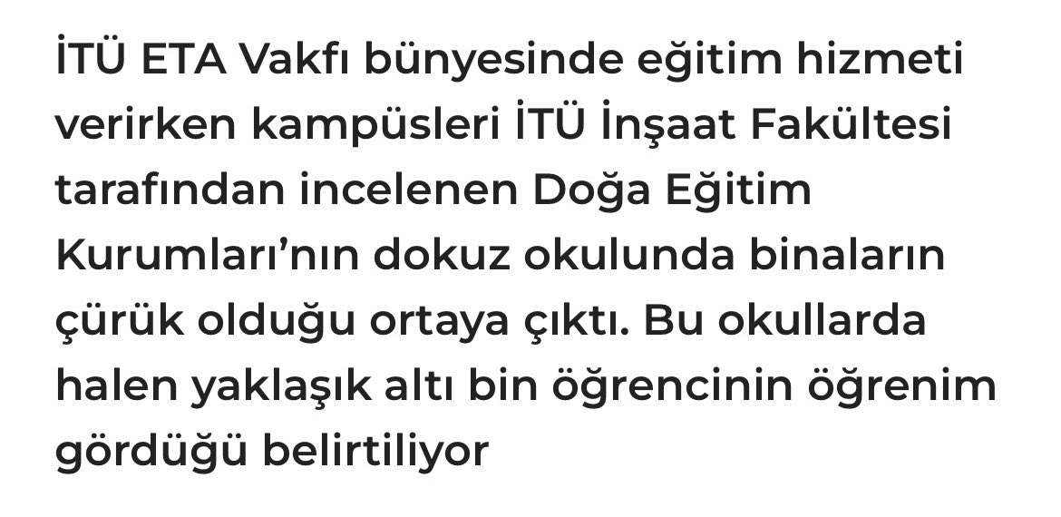 Ilyada666's tweet photo. @FOXhaber #dogakolejidepremekayıtsız https://t.co/EaW6161gSt
