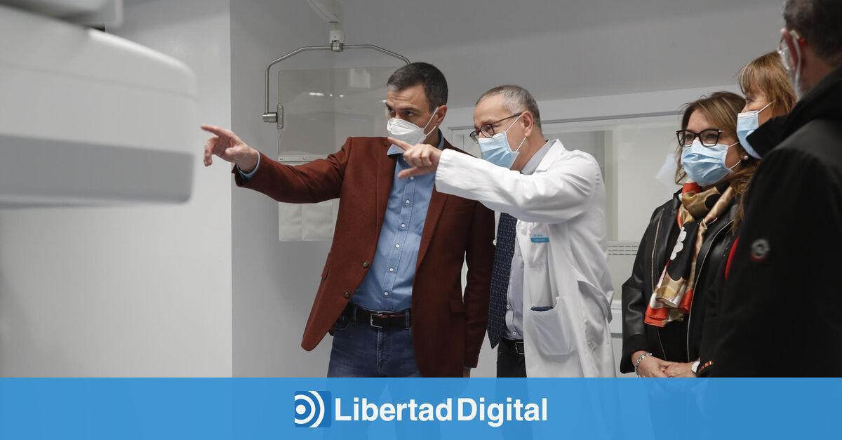 libertaddigital's tweet photo. Sánchez abucheado en un hospital de Zaragoza en plena campaña contra Ayuso y la sanidad de Madrid https://t.co/lMahAgA0IM https://t.co/u4C2ODMlgW