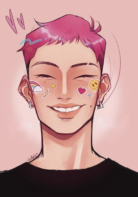  Pinky Mingi ...#ATEEZfanart #MINGI 