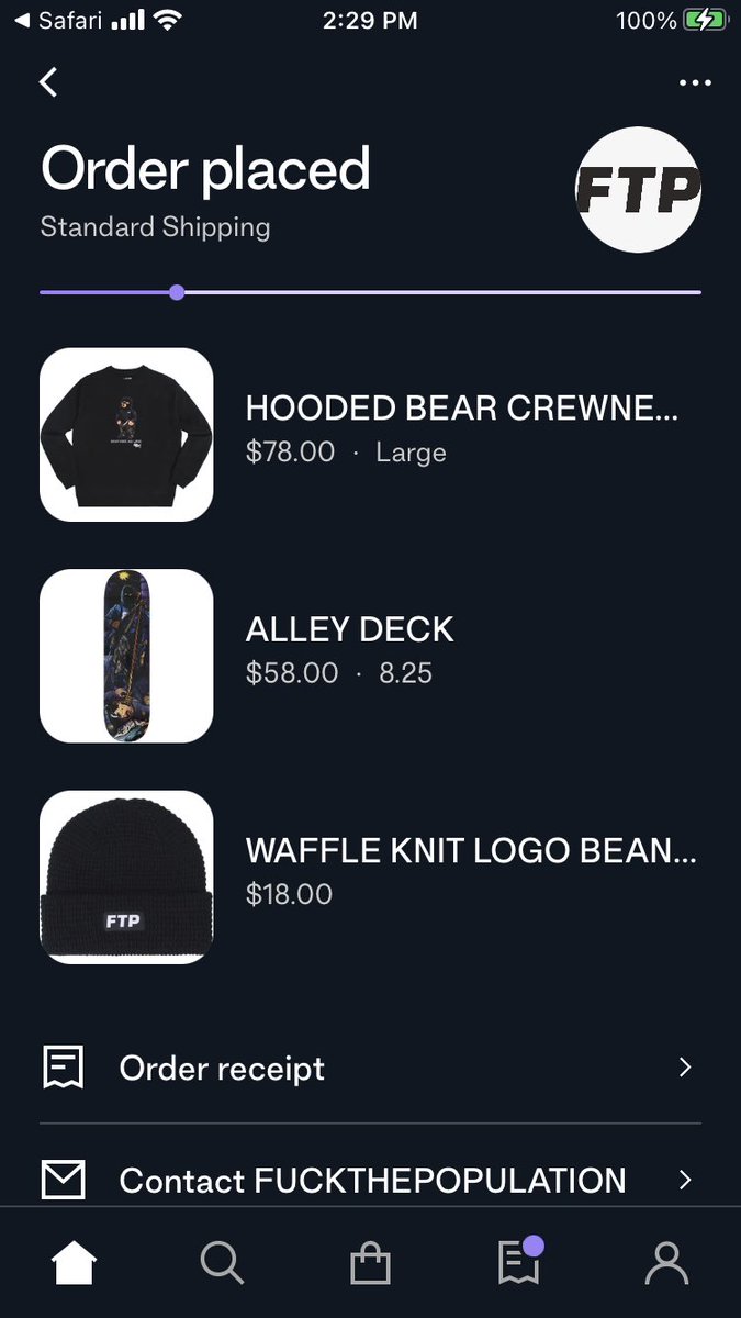 NoOneLikes_Naro's tweet photo. @FTP Got jacked for a bear tee and the get fucked tee and the site updated more shit i wanted the khaki pants instead but i got most of what i wanted https://t.co/tePQTGtedu