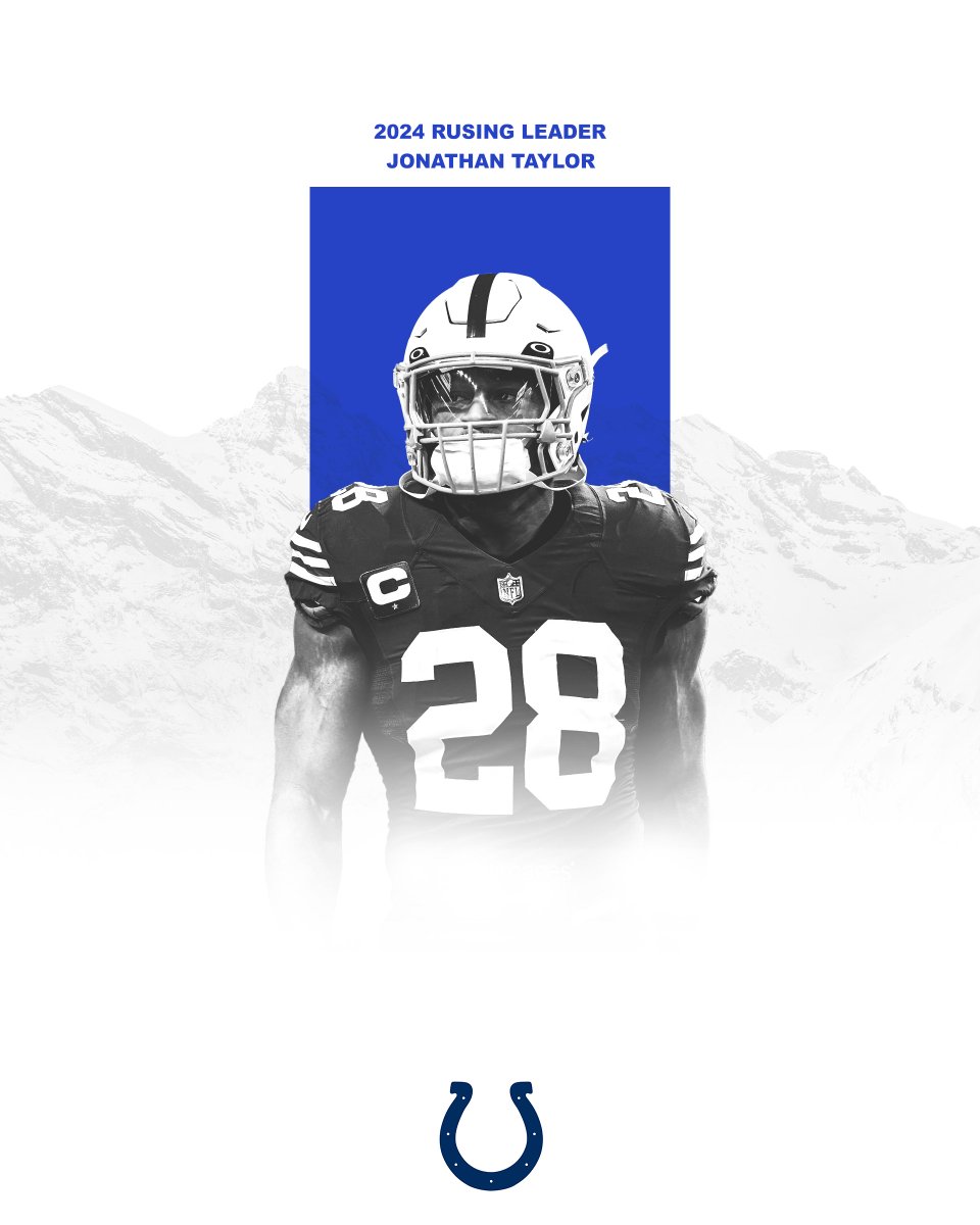 Monster CFM on Twitter "2024 NFL RUSHING LEADER HB Jonathan Taylor