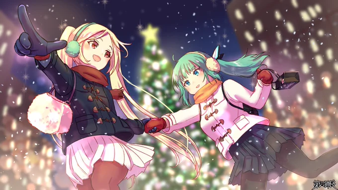 もう2週間も経ちましたがクリスマスピンナップ2022納品完了してました。『第六猟兵』(C)熊月かぴ/トミーウォーカー #PBW 