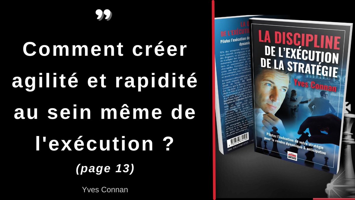 YvesConnan's tweet photo. ➡ Comment créer #agilité et #rapidité au sein même de l'#execution ?

✅ Pour en savoir plus : 
➡ https://t.co/OvQ89Goj79 https://t.co/RJtH8hZT0F