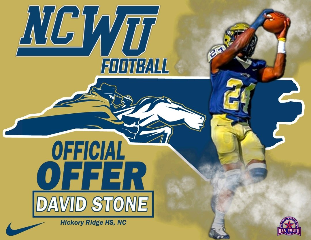 2Davidstone's tweet photo. Blessed to receive my first offer from @NCWesleyanFB @Coach_J_Clark @704ragingbull https://t.co/VKR4NLtHJI