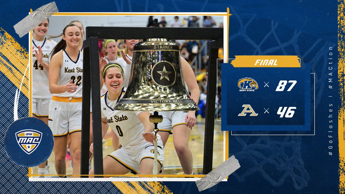 An emphatic Wagon Wheel win for the Flashes!⚡️

<a href="/KentStWBB/">Kent State Women’s Basketball</a> | #MACtion