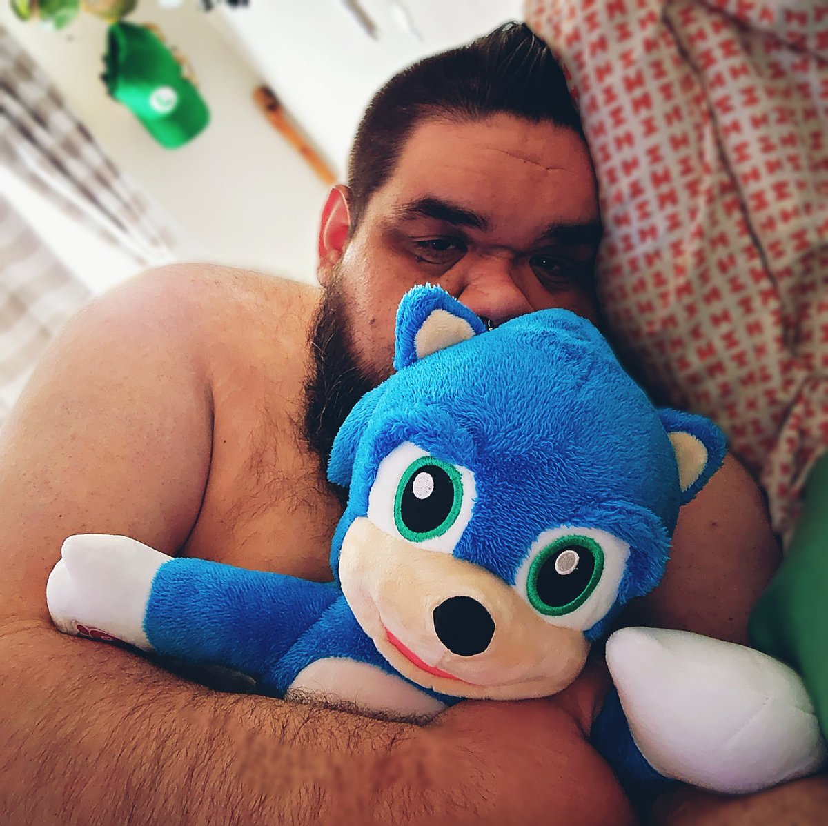 spacebear84's tweet photo. Still dealing with a High temp, but not as high as last night's 102.7 temp and it's not covid. I really hate being sick and being a burden on Dad and our cub.
#gay #bear #sick #SonicTheHedeghog #SonicMovie #sonic #gaybear #sickbear https://t.co/pUGX6neIdj