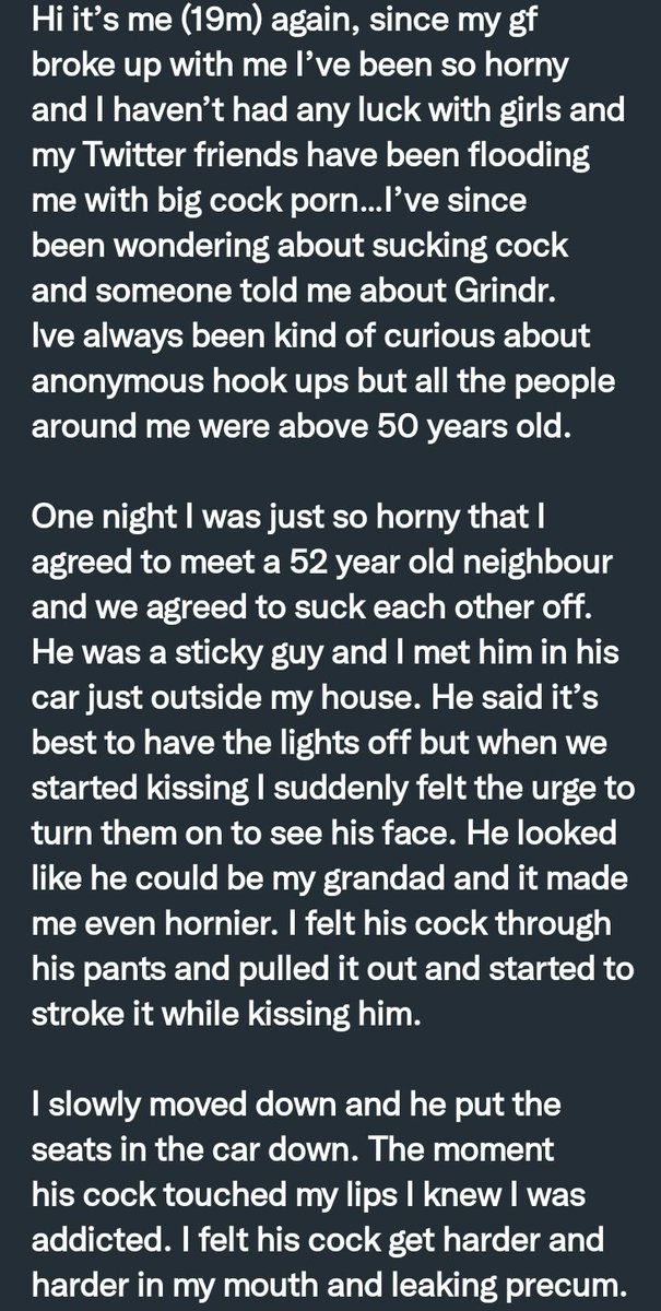 PervConfession on Twitter: "He got the best bj from an older guy"
