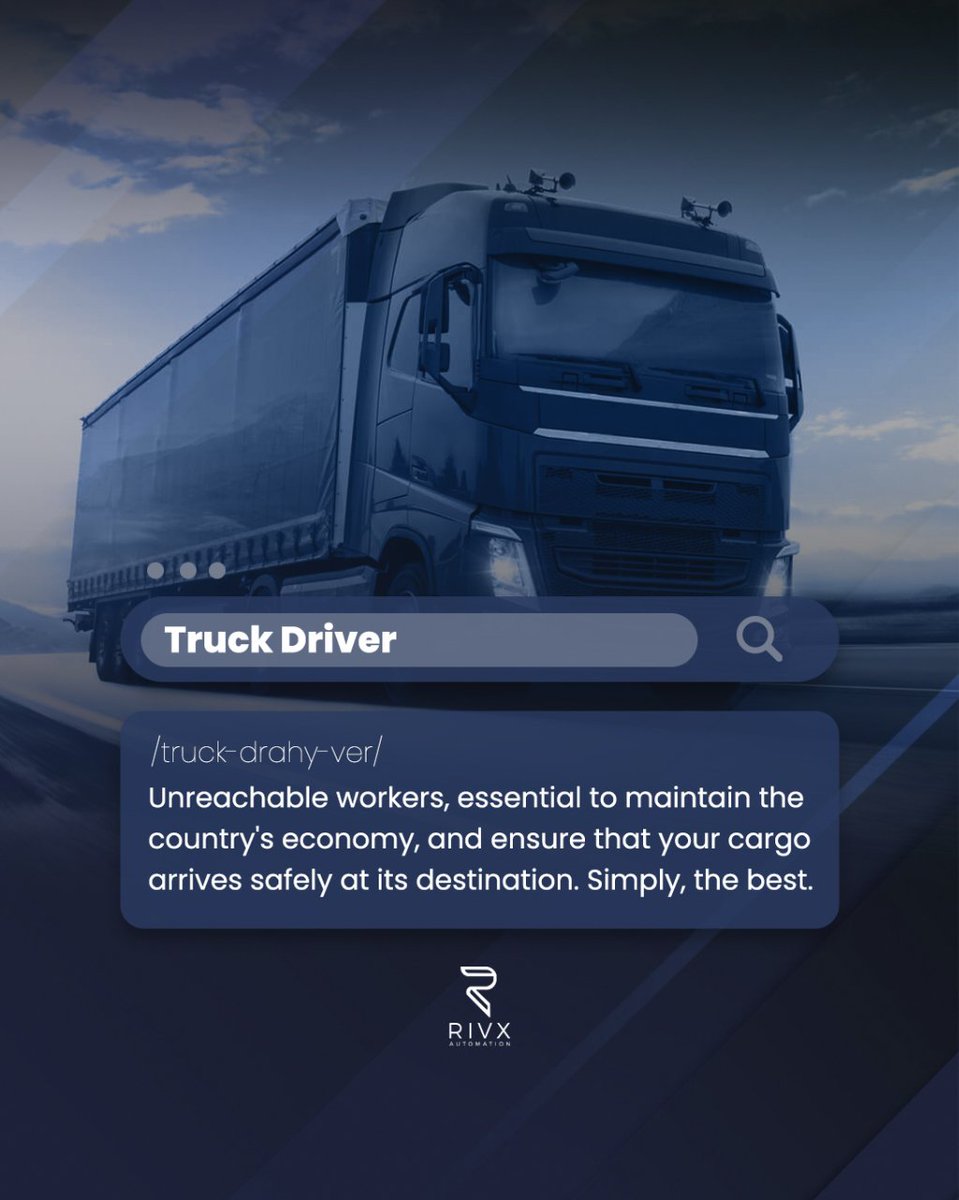 People have been talking about drivers being replaced by AI and automatic trucks, but in Rivx Automation we think differently...

How do you see truck drivers in the future? 

#artificialintelligence #truckdrivers #truckdriverswanted