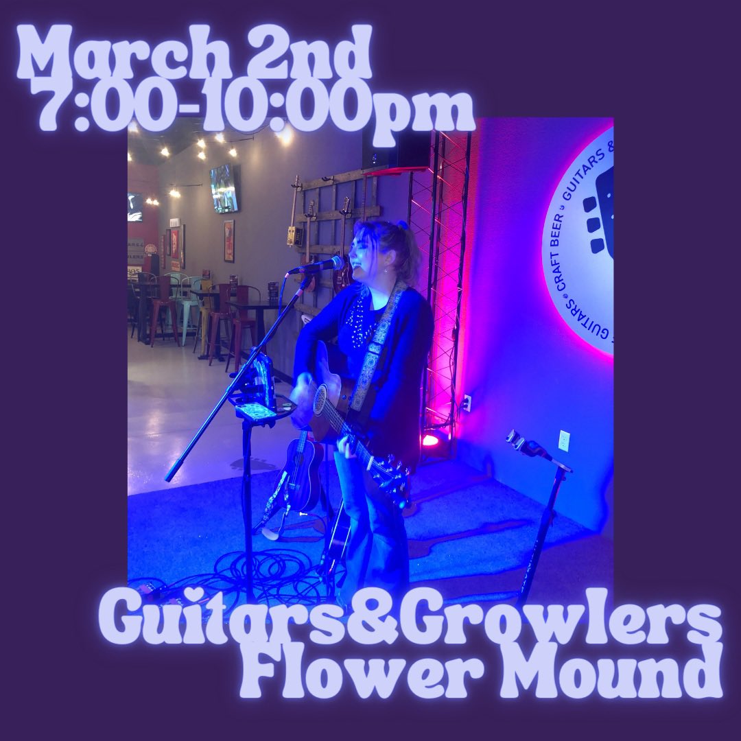 SableBreeze's tweet photo. Next gig 😎 #tx #flowermoundtx #musician https://t.co/hqqbT4SaZK