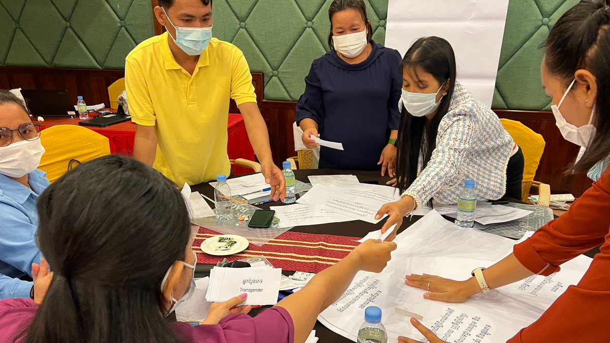 UNAIDS_AP's tweet photo. #Cambodia🇰🇭health workers just benefitted from the @YouthLEADAP_ training on providing friendly #HIV and SRHR services for young key populations thanks to @dfat. #YKPFirst. Learn more👉 https://t.co/8N2ERvd7Ik https://t.co/AmCYNlPV1J
