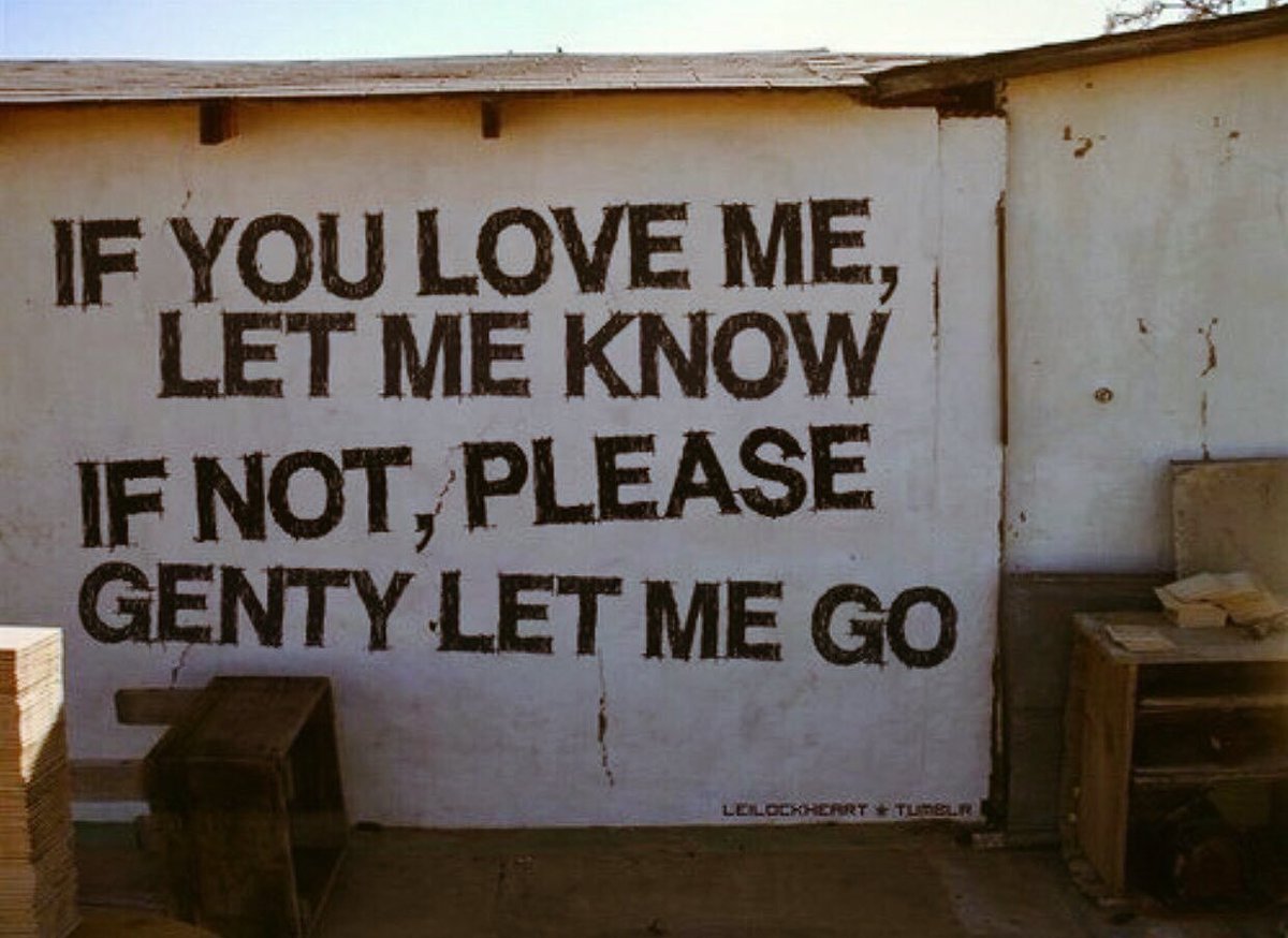 "إذا كُنت تُحبني دعني أعلم ، وإذا لم تُحبني دعني ارحل بسلام ..