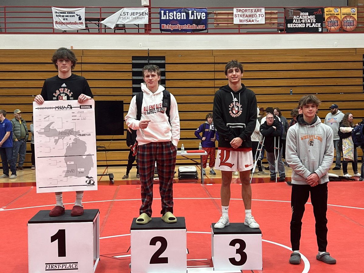 lowellwrestling's tweet image. Maddox Simcoe 150 Champ
Landon Miller 3rd Place