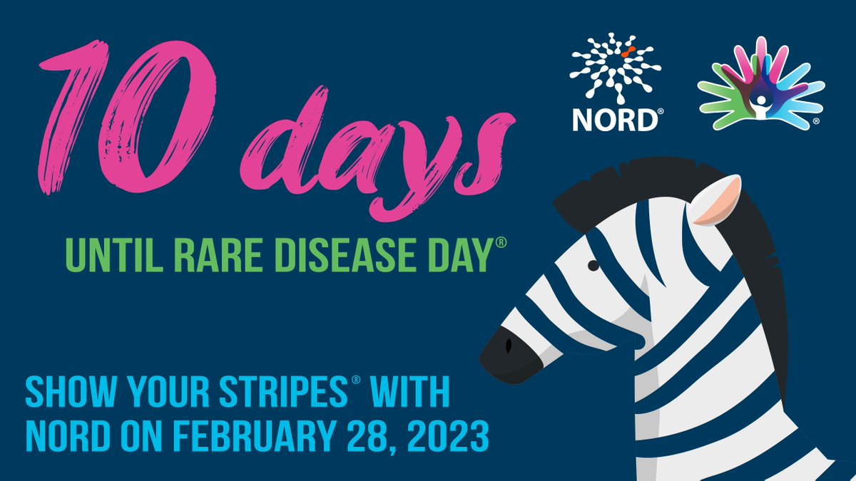 RareDiseases's tweet photo. #RareDiseaseDay is just 10 days away!

Go to the NORD website to learn how you can #ShowYourStripes with us and the #RareDisease community on February 28, 2023: https://t.co/HeIHHqovJ6 https://t.co/MncS7YL6Tk