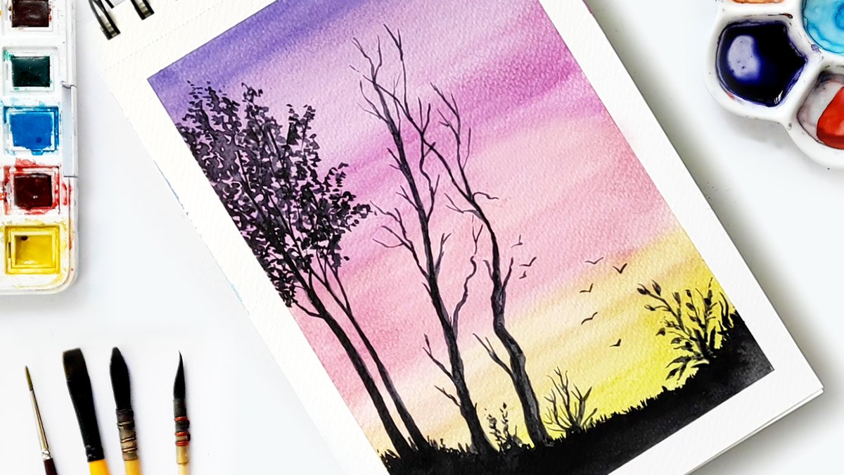 Pratik suluboya tekniği ile suluboya manzara resmi nasıl yapılır ? 

youtu.be/RjXTHkdpNs4 

#suluboya #watercolor #watercolour #Watercolourpainting #aquarell
#aquarelle