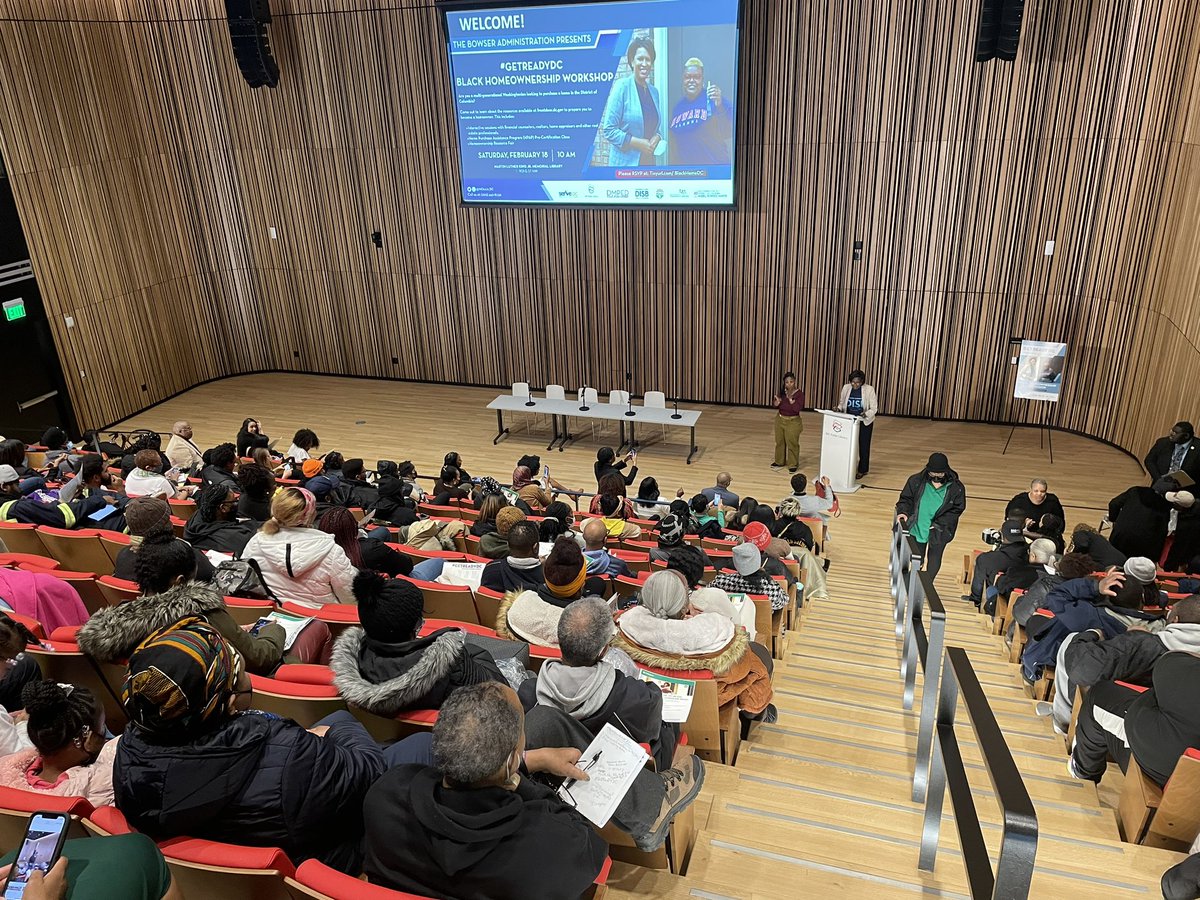 MOAAA_DC's tweet photo. On behalf of @MayorBowser thank you to the 300+ residents who participated in our #GetReadyDC Black Homeownership Workshop with @DCDISB @DMPEDDC @dcpl @ServeDC. We look forward to future partnerships. For more information please visit https://t.co/ijs065QCWL #BlackHistoryMonth https://t.co/uPEdByobrt