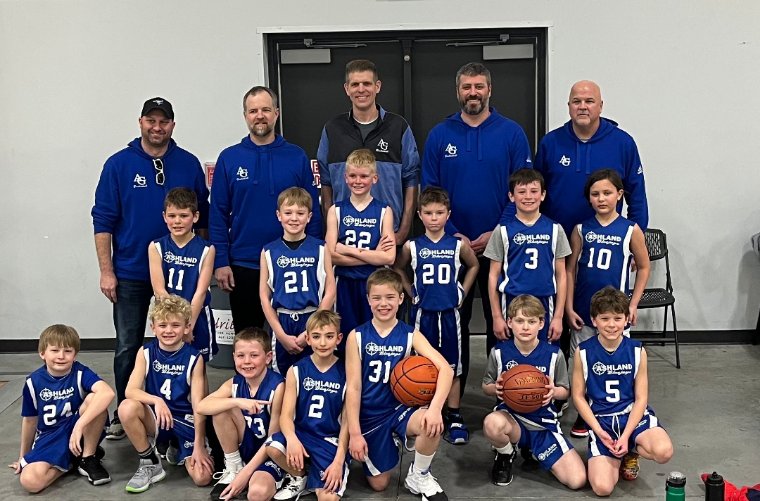 BCJacobsen's tweet photo. Proud of these kids and had a blast helping them improve. #3rdgraders @AGBluejayBB ๐ https://t.co/3NAf0qUJOt
