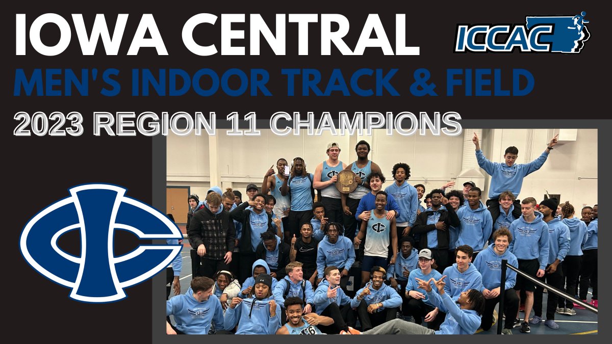 MEN INDTF 🏃‍♂️
REGION 11 CHAMPIONS 🏆

The Tritons took the Region 11 Championship with 271 points, beating out Iowa Western who finished with 222.

8⃣ events were topped by Iowa Central athletes.

#NJCAAXCTF 🏃