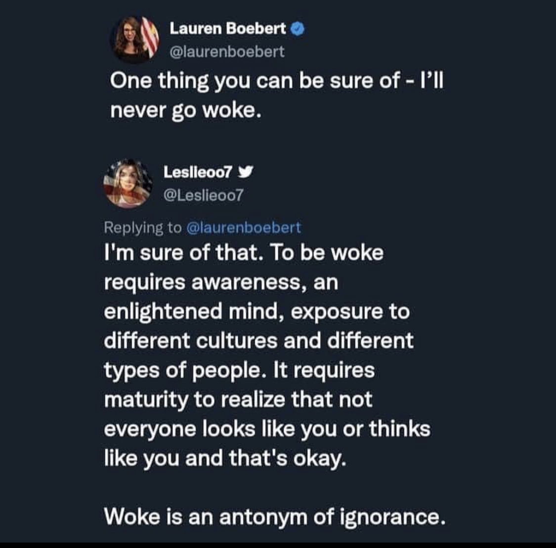 OurProgressive's tweet photo. Well said #dumpboebert https://t.co/pjMHVbifNZ