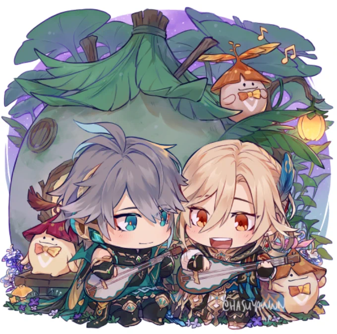 third  haikavehwhen i saw those two instruments in their house i was like, well why else would you have two?? to play them together..,, 