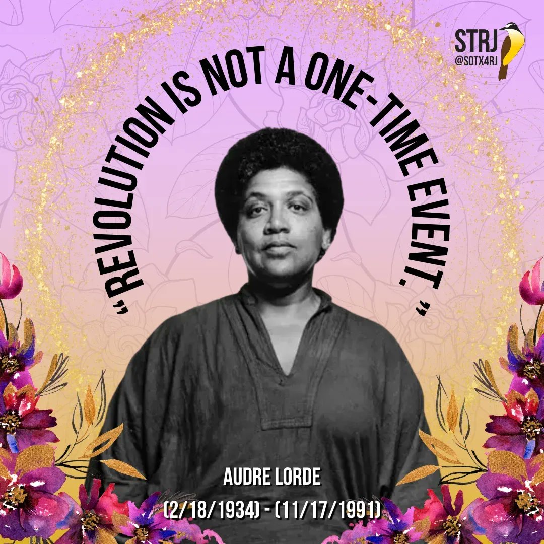 Happy birthday to Black feminist authors, Toni Morrison and Audre Lorde 💜✨️
#BlackFeminism #BlackHistory #RadicalSelfCare #QueerHistory  #SongofSolomon