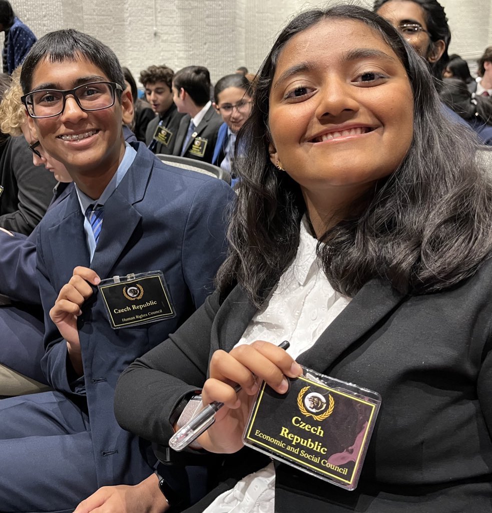 NTHC_MUN's tweet photo. @NTHC_MUN @NewTechCoppell is such an amazing group of learners! They competed with authenticity, diplomacy, and decorum at TCCMUN today. State @ymcatxmun here we come! 🏅🎉 @DanaeBoyd https://t.co/hU2tgTkooj