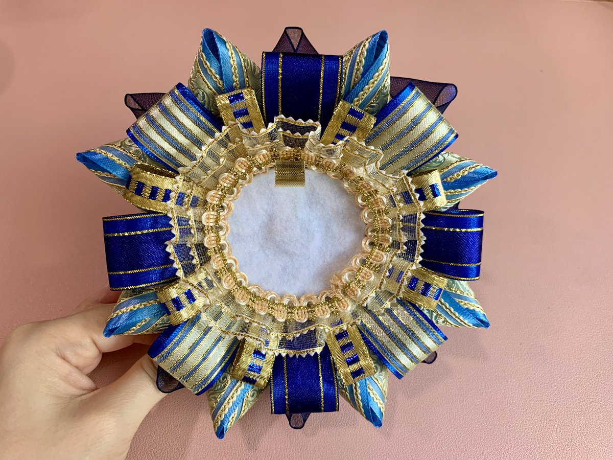 It’s done!!!! What do you think of my Fangirl Rosette for Masamune Date? #IkemenSengoku #Otome #otomegame #fangirling #fangirlrosette #HandmadeLove #SexyWarlord
