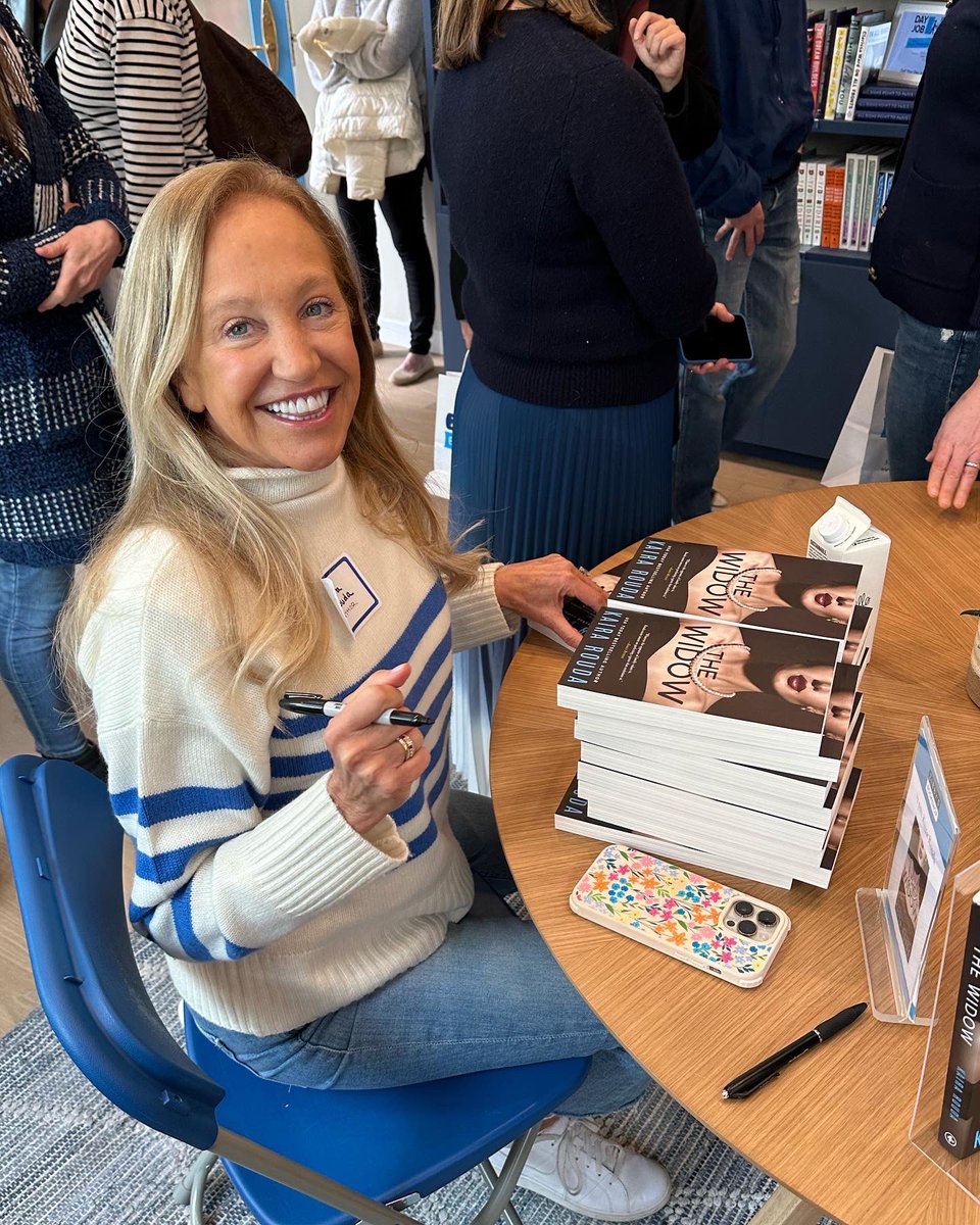 KairaRouda's tweet photo. Great time at the Grand Opening of @zibbysbookshop in Santa Monica today! Gorgeous store. Huge crowd! Thank you Zibby and your whole team! 💙💙 More fun tomorrow if you’re in the area. #thewidow #booksigning #grandopening #zibbysbookshop https://t.co/FvhKWxCs8r