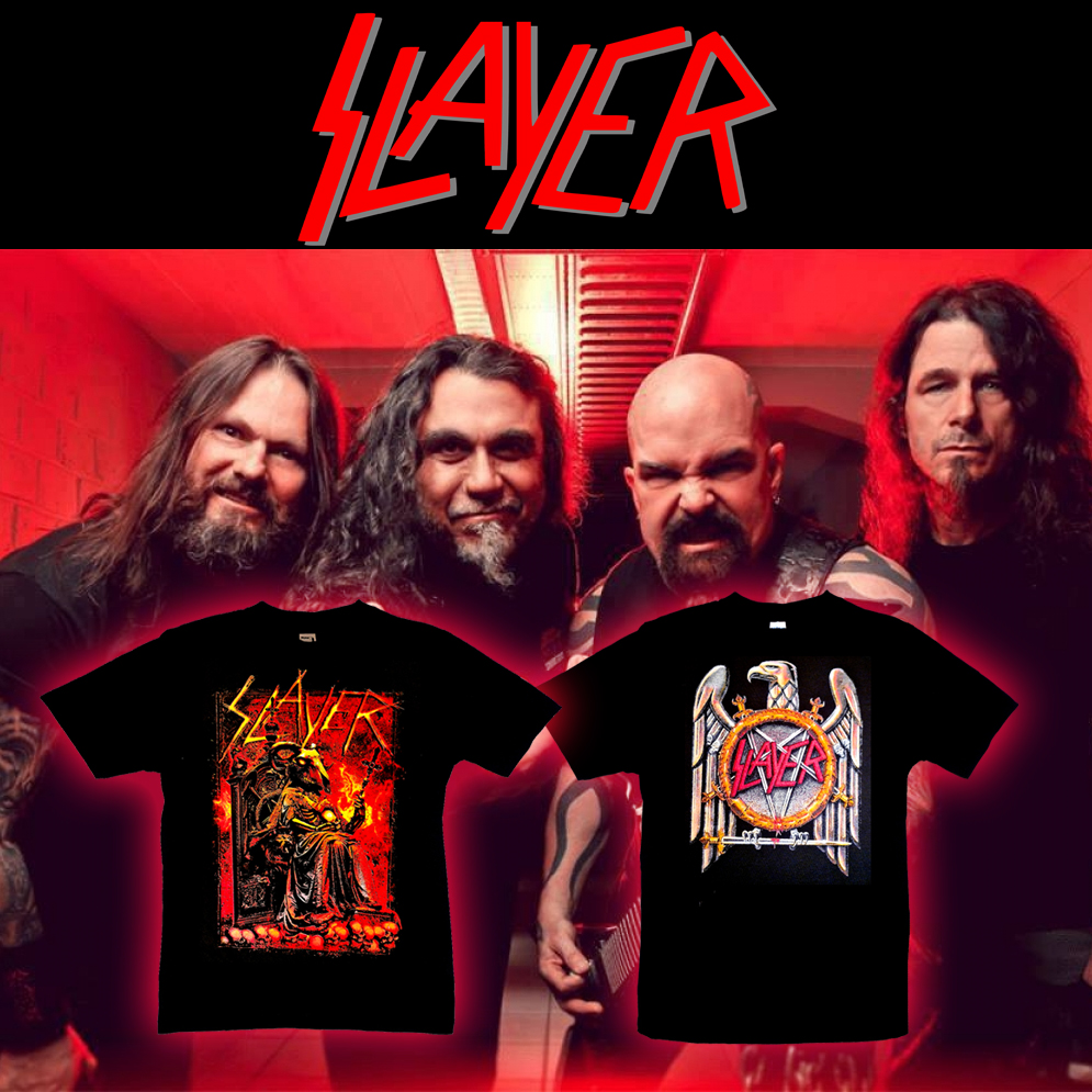 BlackwaveStore's tweet photo. Slayer Shirts Are Back in Stock - Get 'Em While Stocks Last https://t.co/GM7PRr0ldR