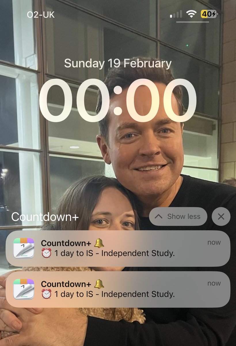 Gillian321part2's tweet image. It is 1 day to IS - Independent Study With My Uni Online. It is also 1 day to IS - Independent Study With My Uni Online.

#MyPhoneCountdowns #1DayToGo #IS #IndependentStudy #Uni #Online.