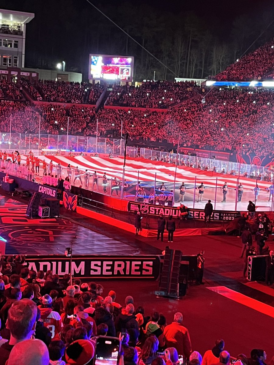 cdimitro's tweet photo. @jakeowen amazing set at the Hurricanes game!  Thanks for being in Raleigh! #wolfpack #canes https://t.co/ahBTj88Kwp