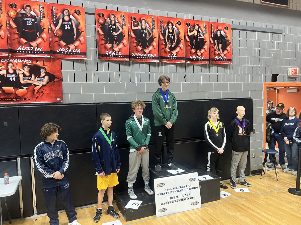 Four moving on to Districts next Saturday.