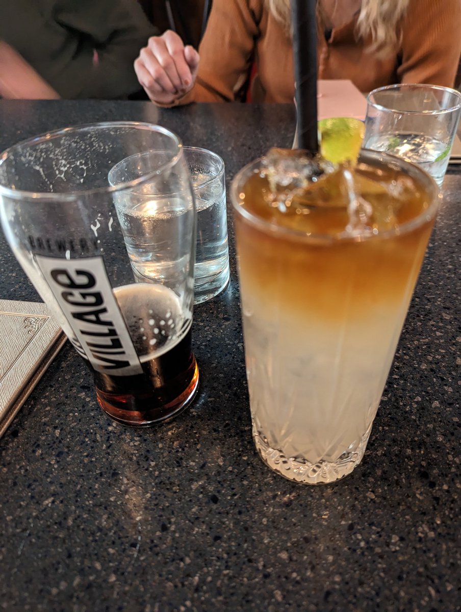 I had to try <a href="/villagebrewery/">Village Brewery</a> rum infused black ale. Intersesting but I think I prefer the regular Blacksmith over it