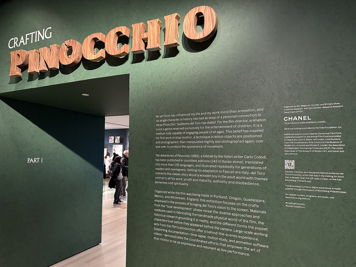 JTZ9999's tweet photo. Increíble exhibición de Pinocchio en el Moma! Gran trabajo de @RealGDT https://t.co/Yj252uvKDE