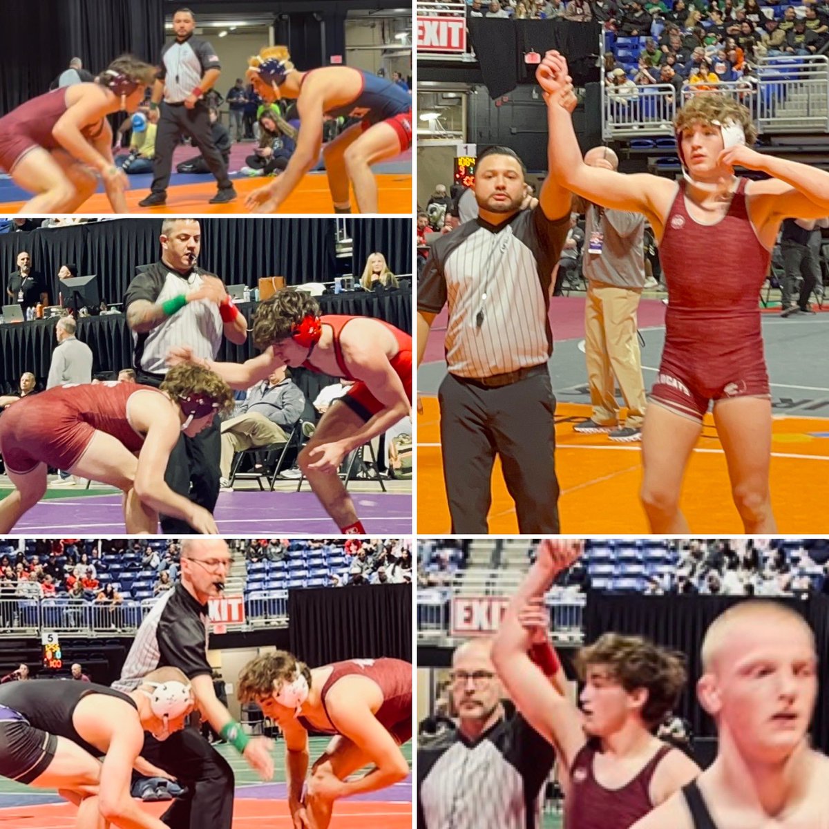 UIL State Wrestling Tournament, Jared made it to the 2nd day & final 8 (2-2) but lost in the blood round, not placing in the top 6. He had an awesome tournament. It’s an excellent start as a Freshman setting up the next 3 years for some excitement. #WildcatProud #Wildcat💪