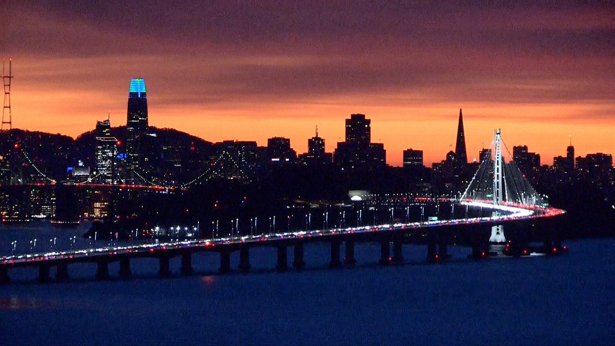 Still stunning🌆 #CAwx 2/18/2023