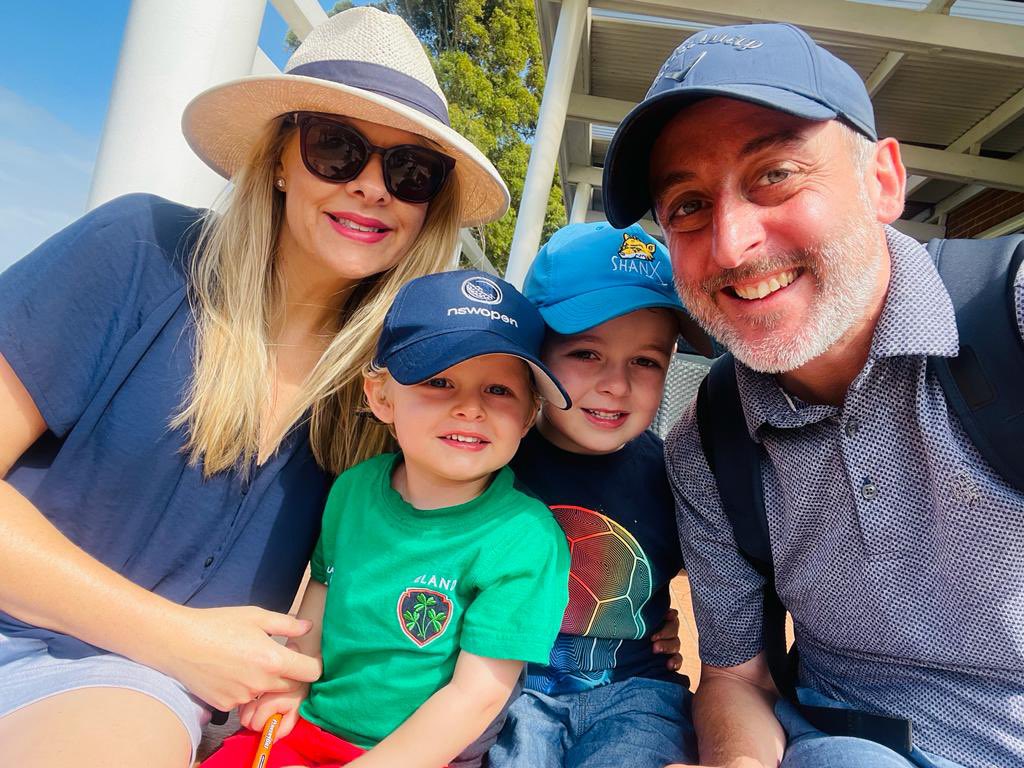 robertbyrneoz's tweet photo. Cracking day @bonniedoongc following @BlakeCollyer at the @PGAofAustralia @webex #TPSSydney series. Frankie even got to “caddy” for a while! 👏 https://t.co/dOrAPlJbkC