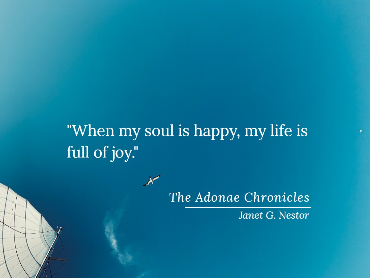 JanetNestor's tweet photo. #WhenMenAreLeftUnsupervised my soul is happy, my life is full of joy."
#The Adonae Chronicles #Happy #Soul #IAMChoosingLove #Joy #JoyTrain https://t.co/DSfR2Y5j7h