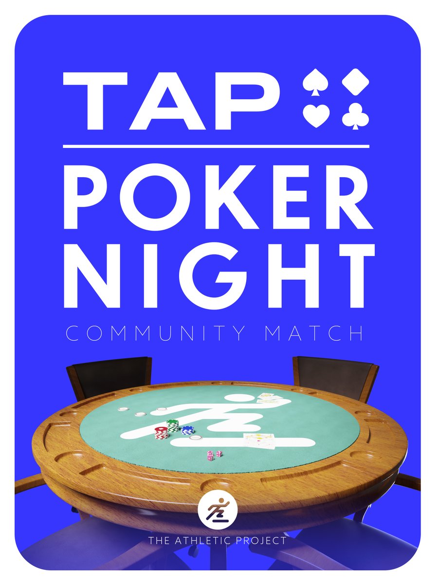 Hey Web3 world!

We're looking for 3/4 additional communities to join us in our poker event! Free entry and a whole lot of fun!

Loads of cash prizes and NFT's to be won! If you think your community would be interested tag them below!
💵💰

#TAPpoker #NFTGiveaways #NFTCommmunity