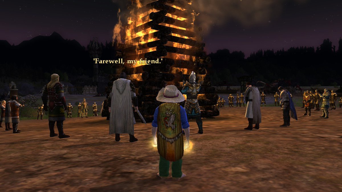 SnugglyFoot's tweet image. Something begins, something ends.
So many friends gone in defense of Middle Earth.