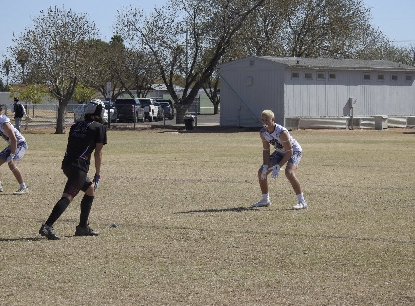 adamcoop38's tweet photo. Great time at the @gottabelieveac tournament with my team
•1 pick
•2 deflections 
•1 body to the ground 
@_JohnAsaro2 @AidooJayden @AaronCooper80 @SARMI1129 @CoachSkelly1 
@JUSTCHILLY @gridironarizona @azc_obert https://t.co/dVl6dYY1R6