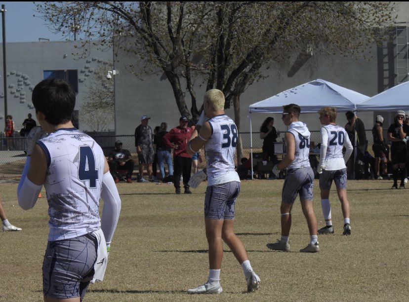 adamcoop38's tweet photo. Great time at the @gottabelieveac tournament with my team
•1 pick
•2 deflections 
•1 body to the ground 
@_JohnAsaro2 @AidooJayden @AaronCooper80 @SARMI1129 @CoachSkelly1 
@JUSTCHILLY @gridironarizona @azc_obert https://t.co/dVl6dYY1R6