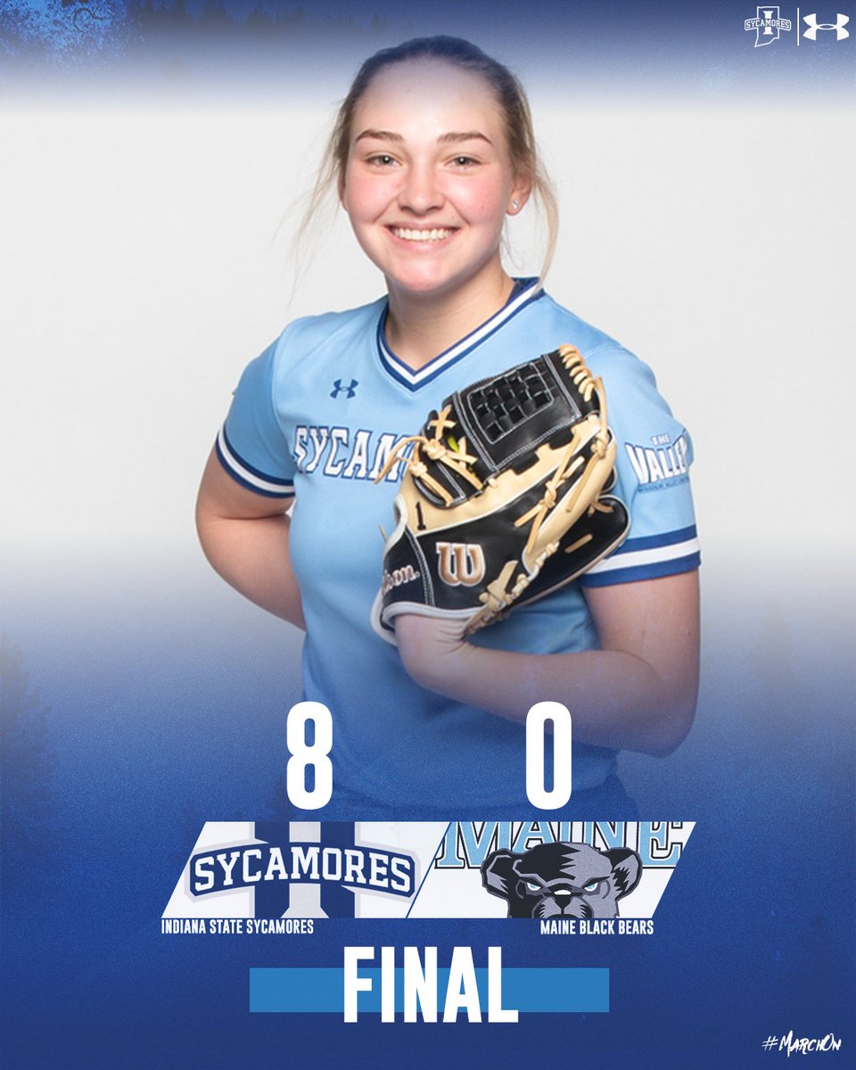 WHAT A WIN! 

<a href="/SackettLauren/">Lauren Sackett</a> with a no-hitter in her collegiate debut‼️

#MarchOn